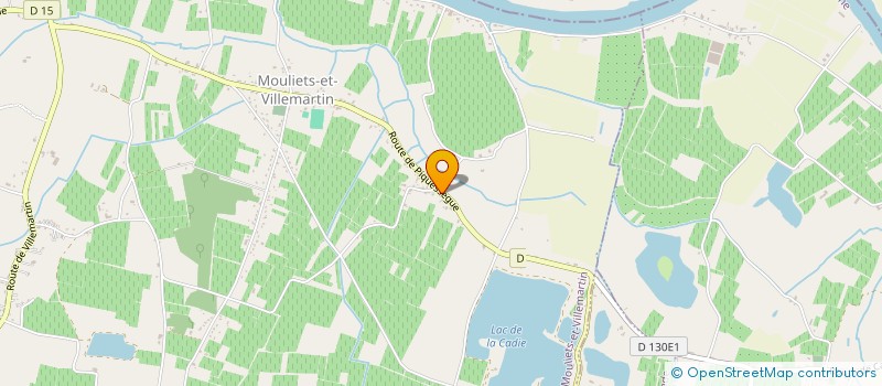 localisation de l'entreprise MONSIEUR ALAIN FAUCONNIER  MOULIETS-ET-VILLEMARTIN