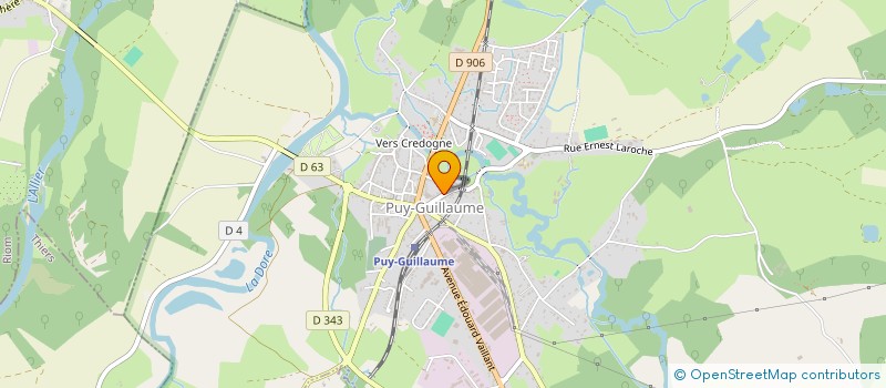 localisation de l'entreprise MONSIEUR ALAIN FAULCONNIER à PUY-GUILLAUME