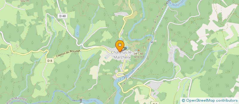 localisation de l'entreprise MONSIEUR ALAIN FAURE  CHATELUS-LE-MARCHEIX