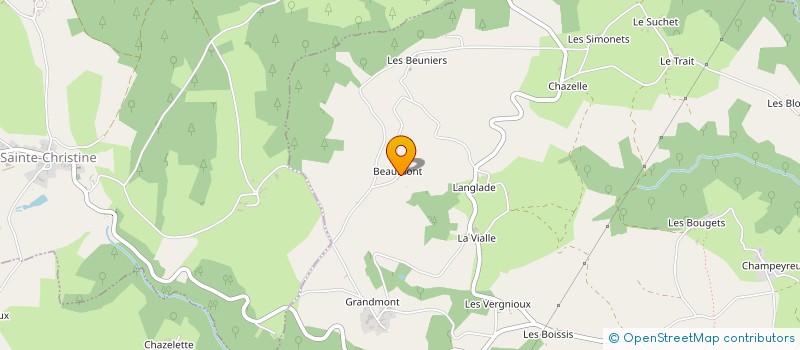 localisation de l'entreprise MONSIEUR ALAIN FAURE  AYAT-SUR-SIOULE