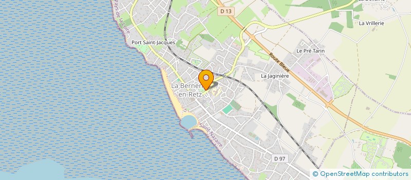 localisation de l'entreprise MONSIEUR ALAIN FAURY-SANTERRE  LA BERNERIE-EN-RETZ