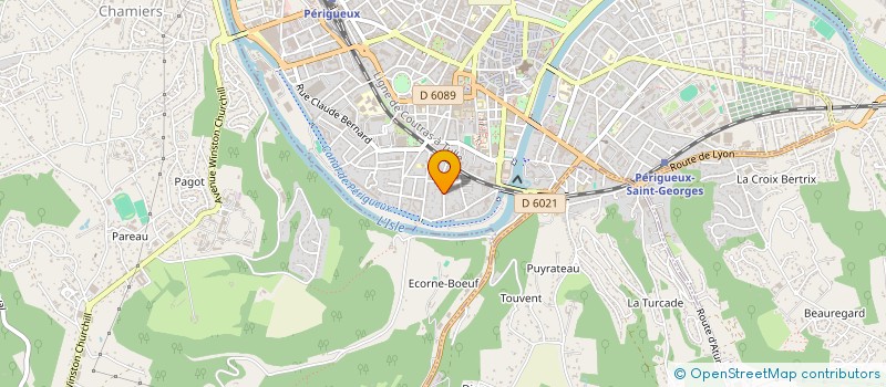 localisation de l'entreprise MONSIEUR ALAIN FAVARD à PERIGUEUX