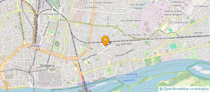 localisation de l'entreprise MONSIEUR ALAIN FAVRAUD à ORLEANS