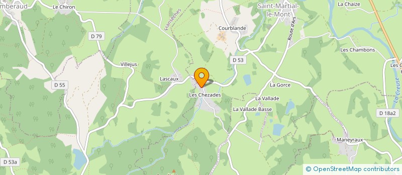 localisation de l'entreprise MONSIEUR ALAIN FAYADAS à SAINT-MARTIAL-LE-MONT