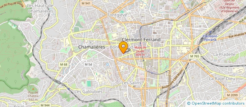 localisation de l'entreprise MONSIEUR ALAIN FAYARD à CLERMONT-FERRAND