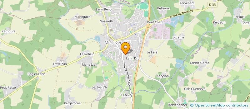 localisation de l'entreprise MONSIEUR ALAIN FAYO à MERLEVENEZ
