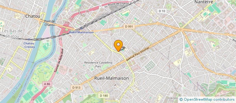 localisation de l'entreprise MONSIEUR ALAIN FECANT à RUEIL-MALMAISON