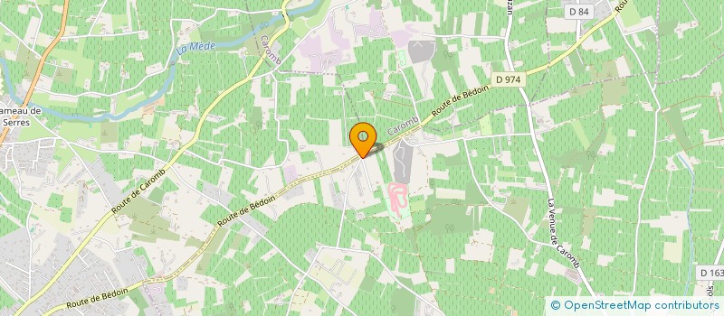 localisation de l'entreprise MONSIEUR ALAIN FEDUZZI  MAZAN