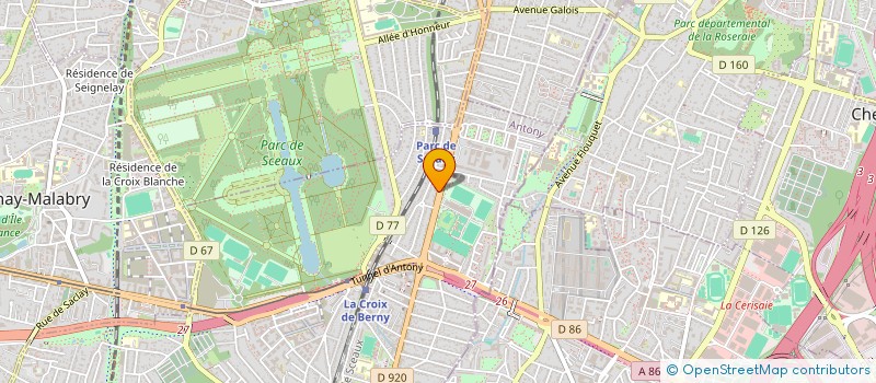 localisation de l'entreprise MONSIEUR ALAIN FEGHALI à ANTONY