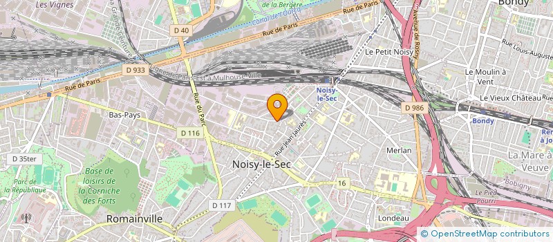 localisation de l'entreprise MONSIEUR ALAIN FENET à NOISY-LE-SEC