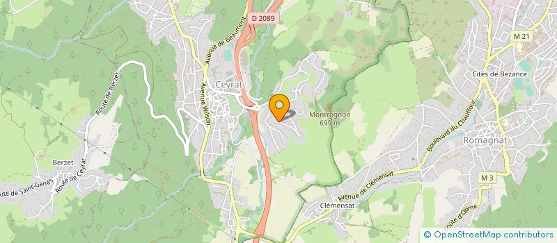 localisation de l'entreprise MONSIEUR ALAIN FERLAC à CEYRAT