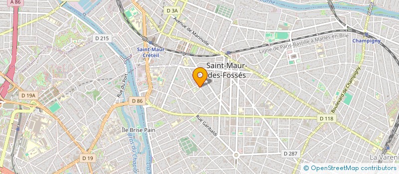 localisation de l'entreprise MONSIEUR ALAIN FERVENTOUX à SAINT-MAUR-DES-FOSSES