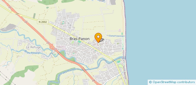 localisation de l'entreprise MONSIEUR ALAIN FESTIN  BRAS-PANON