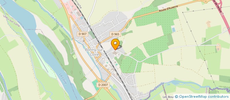 localisation de l'entreprise MONSIEUR ALAIN FEUILLETTE à BONNY-SUR-LOIRE