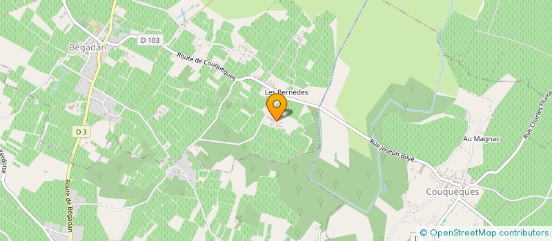 localisation de l'entreprise MONSIEUR ALAIN FEUVRIER à BLAIGNAN-PRIGNAC