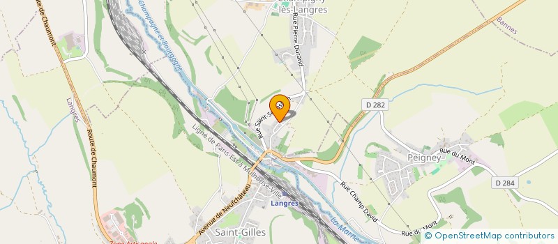 localisation de l'entreprise MONSIEUR ALAIN FIERET à CHAMPIGNY-LES-LANGRES