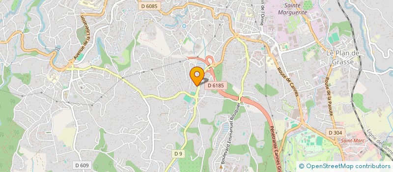 localisation de l'entreprise MONSIEUR ALAIN FILLOUX à GRASSE