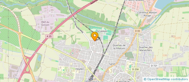 localisation de l'entreprise MONSIEUR ALAIN FINCKENBEIN  SELESTAT