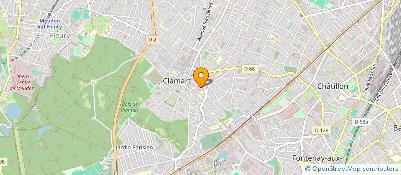 localisation de l'entreprise MONSIEUR ALAIN FISCHER à CLAMART