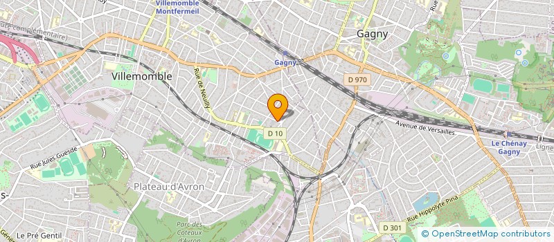 localisation de l'entreprise MONSIEUR ALAIN FITAMANT  VILLEMOMBLE