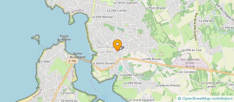 localisation de l'entreprise MONSIEUR ALAIN FLAGEUL  SAINT-BRIAC-SUR-MER