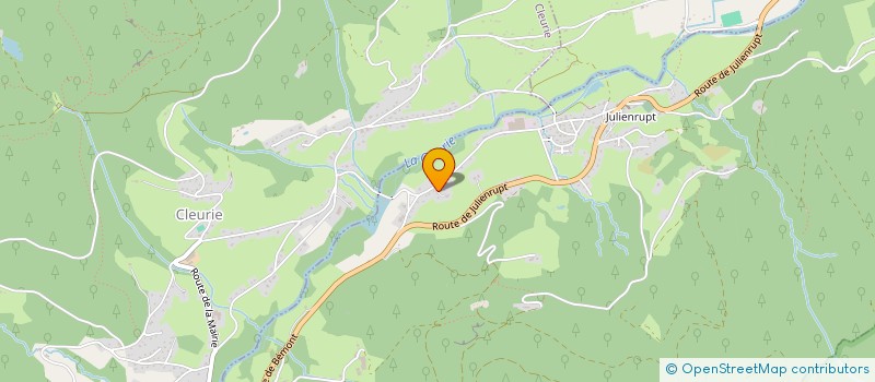 localisation de l'entreprise MONSIEUR ALAIN FLECK  LE SYNDICAT