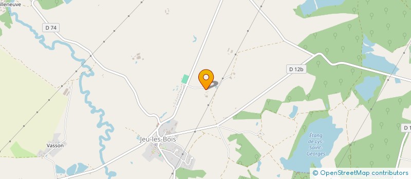 localisation de l'entreprise MONSIEUR ALAIN FLEURET à JEU-LES-BOIS