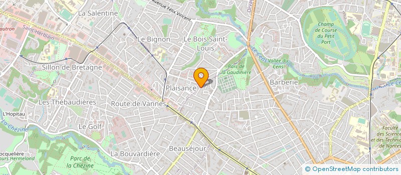 localisation de l'entreprise MONSIEUR ALAIN FLEURIOT DE LANGLE à NANTES