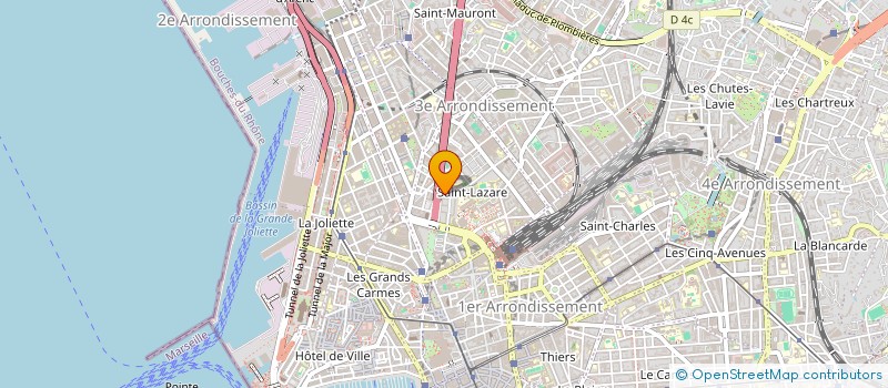 localisation de l'entreprise MONSIEUR ALAIN FLEURY  MARSEILLE