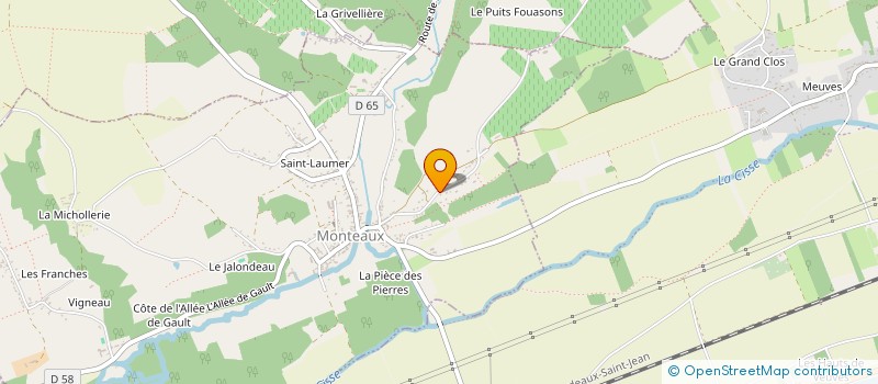 localisation de l'entreprise MONSIEUR ALAIN FLORANCE à MONTEAUX