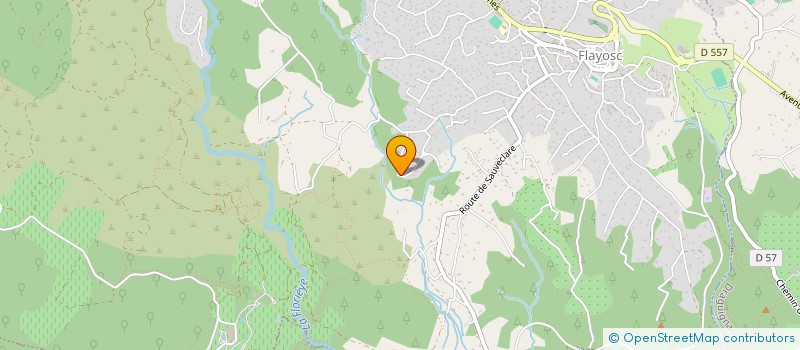 localisation de l'entreprise MONSIEUR ALAIN FLORENCON  FLAYOSC