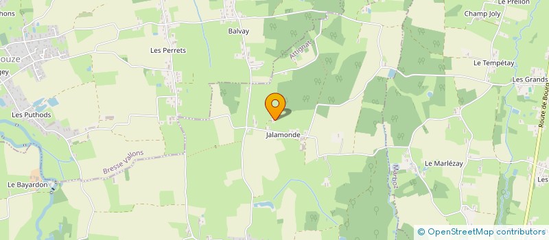 localisation de l'entreprise MONSIEUR ALAIN FLOTTET  ATTIGNAT