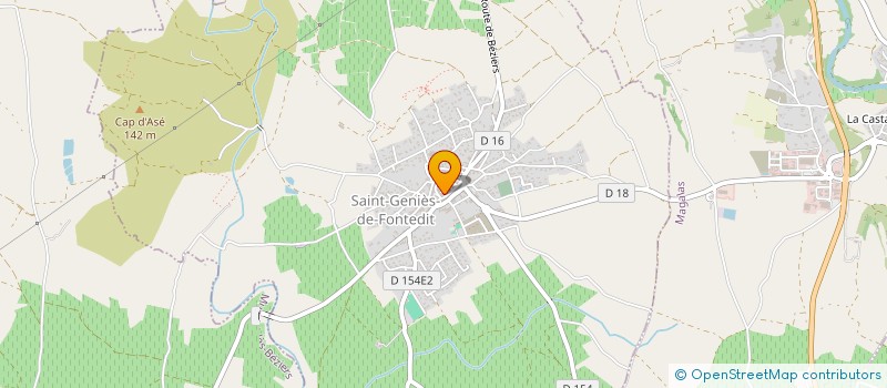 localisation de l'entreprise MONSIEUR ALAIN FODIL-CHERIF  SAINT-GENIES-DE-FONTEDIT