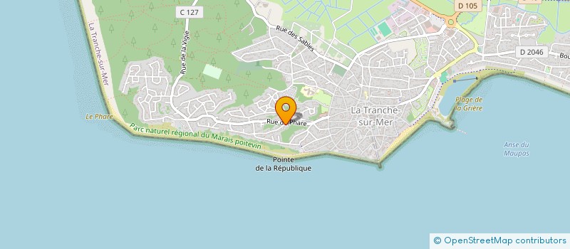 localisation de l'entreprise MONSIEUR ALAIN FOEILLET à LA TRANCHE-SUR-MER