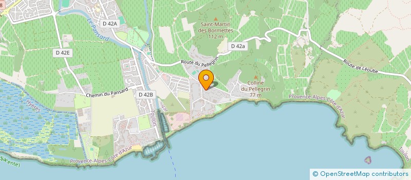 localisation de l'entreprise MONSIEUR ALAIN FOISSARD  LA LONDE LES MAURES