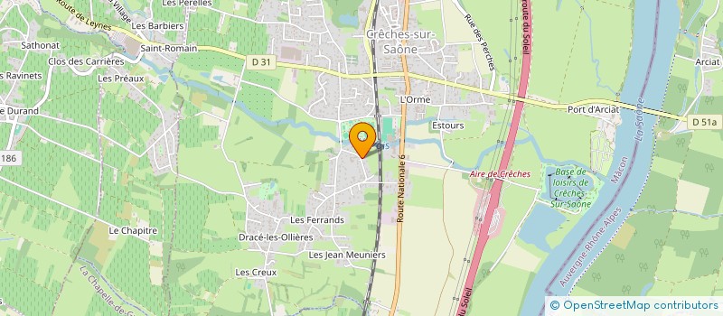 localisation de l'entreprise MONSIEUR ALAIN FOLEST à CRECHES-SUR-SAONE
