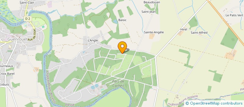 localisation de l'entreprise MONSIEUR ALAIN FONTAINE  PLESSE