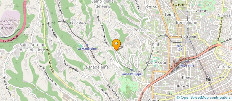 localisation de l'entreprise MONSIEUR ALAIN FONTANA à NICE