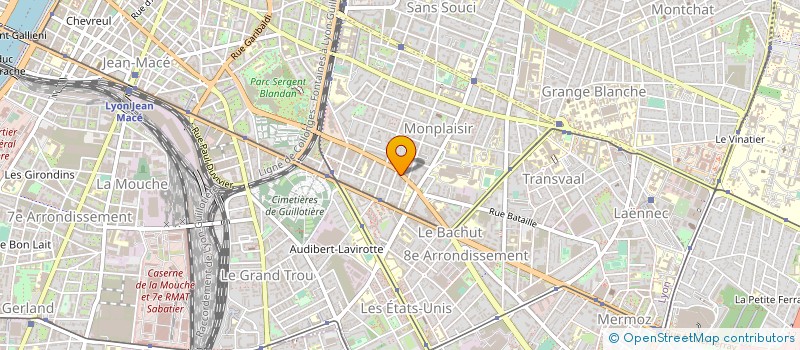 localisation de l'entreprise MONSIEUR ALAIN FONTY  LYON