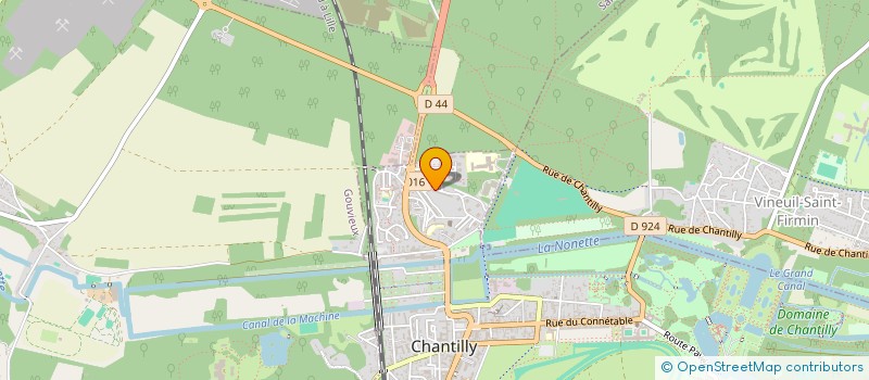 localisation de l'entreprise MONSIEUR ALAIN FORGEOT  CHANTILLY