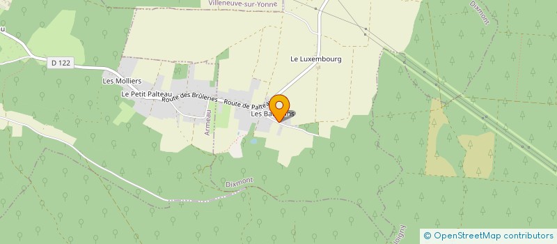 localisation de l'entreprise MONSIEUR ALAIN FORGUES  DIXMONT