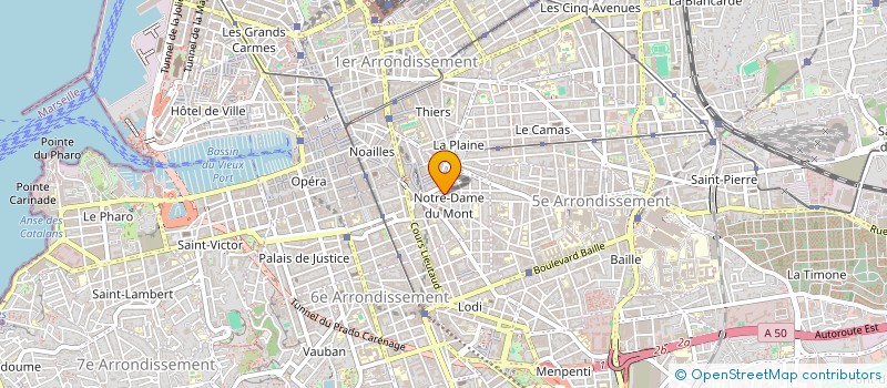 localisation de l'entreprise MONSIEUR ALAIN FORTE à MARSEILLE