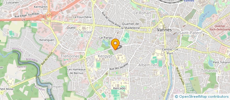localisation de l'entreprise MONSIEUR ALAIN FORTIER à VANNES