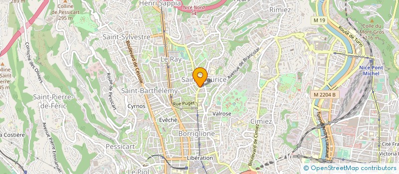 localisation de l'entreprise MONSIEUR ALAIN FORTUNATO à NICE