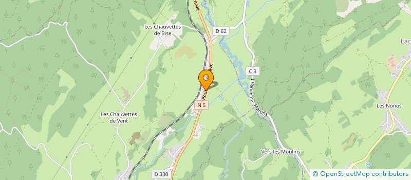 localisation de l'entreprise MONSIEUR ALAIN FOUANT  SAINT-LAURENT-EN-GRANDVAUX