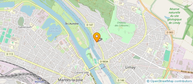 localisation de l'entreprise MONSIEUR ALAIN FOUCHER  LIMAY