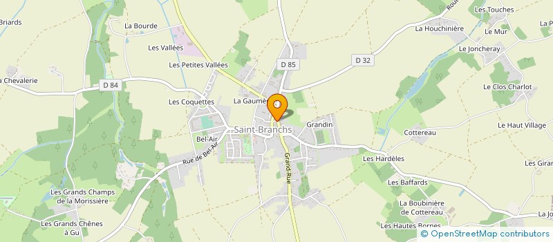 localisation de l'entreprise MONSIEUR ALAIN FOUCHER à SAINT-BRANCHS