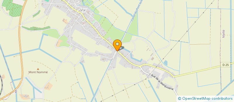 localisation de l'entreprise MONSIEUR ALAIN FOUILLARET  VIX