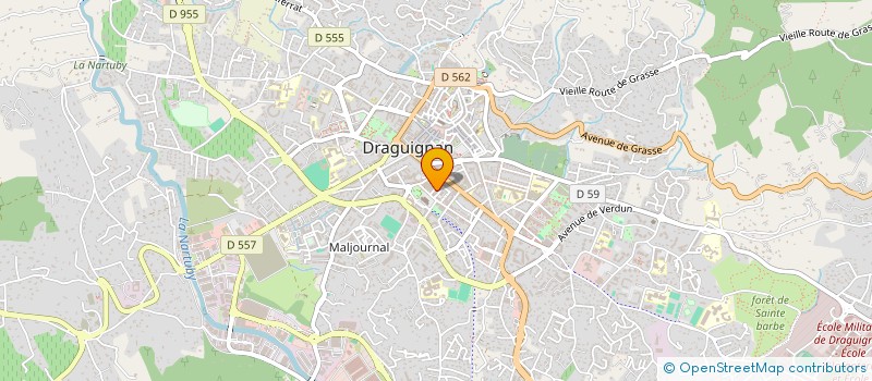 localisation de l'entreprise MONSIEUR ALAIN FOURNIER  DRAGUIGNAN