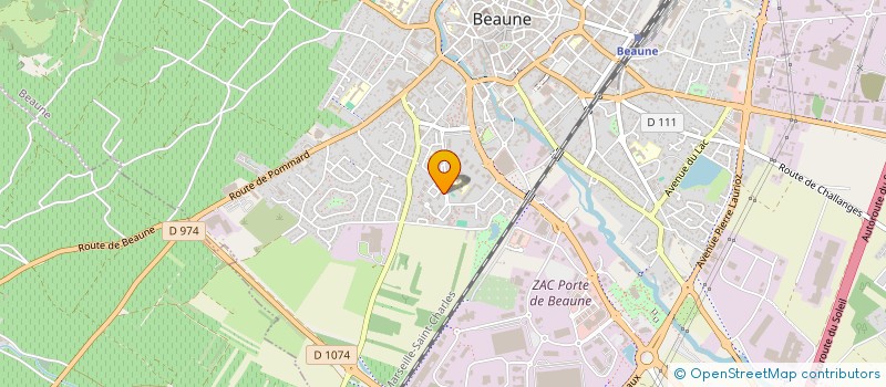 localisation de l'entreprise MONSIEUR ALAIN FOURNIER à BEAUNE